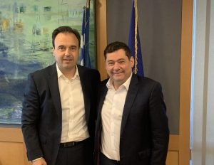 Λυκόβρυση Πεύκη: Τον Υπουργό Ψηφιακής Διακυβέρνησης Δημήτρη Παπαστεργίου συνάντησε ο Δήμαρχος