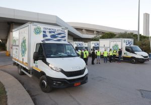 Περιφέρεια Αττικής: Ξεκίνησαν τα πρώτα φορτηγά της Περιφέρειας με βοήθεια για τους πλημμυροπαθείς της Θεσσαλίας