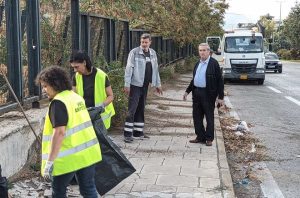 Μαρούσι: Καλλωπισμός της περίφραξης του Δάσους Συγγρού επί της Λ. Κηφισίας