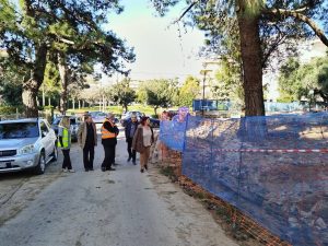Μαρούσι :Αυτοψία του Δημάρχου Αμαρουσίου στο έργο κατασκευής της νέας Παιδικής Χαράς (χώρος Αμαλιείου
