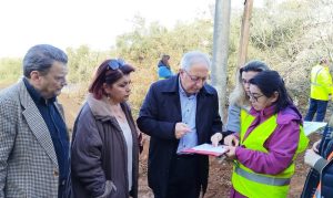 Μαρούσι: Αυτοψία του Δημάρχου Αμαρουσίου στη διάνοιξη της οδού Λάρνακος