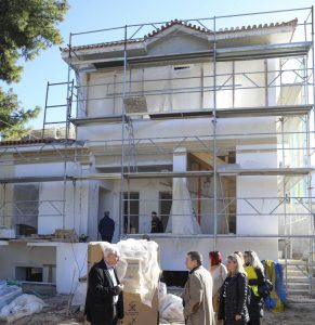 Μαρούσι:  Σε πορεία ολοκλήρωσης το έργο αποκατάστασης και αξιοποίησης το εμβληματικού κτιρίου της Βίλας Λουμίδη