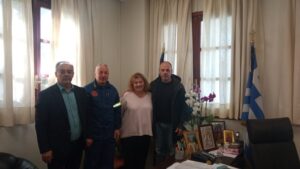 Πεντέλη: Συνάντηση εργασίας της Δημάρχου με τον Επιθεωρητή Πυροσβεστικής Νοτίου Ελλάδος Αντιστράτηγο Παναγιώτη Νιάφα