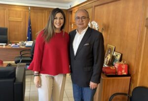 Ηράκλειο Αττικής: Ο  Δήμαρχος συναντήθηκε με την υπουργό Κοινωνικής Συνοχής και Οικογένειας, Σοφία Ζαχαράκη
