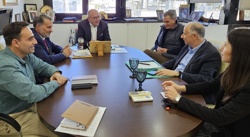 Ηράκλειο Αττικής: Συνάντηση του Δημάρχου με τον  νέο Πρόεδρο του Πράσινου Ταμείου