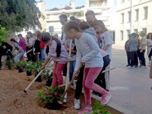 Νέα Ιωνία: Δεντροφύτευση στον προαύλιο χώρο του 1ου Δημοτικού Σχολείου