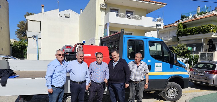 ΣΠΑΠ: Ο Σύνδεσμος  παρέδωσε ένα σύγχρονο Ανατρεπόμενο Φορτηγό με Πυροσβεστική Υπερκατασκευή στον Δήμο Παλλήνης