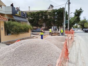 Μαρούσι:  Σε εξέλιξη το σημαντικό έργο της ανάπλασης της οδού Κυπρίων Αγωνιστών στο Νέο Μαρούσι