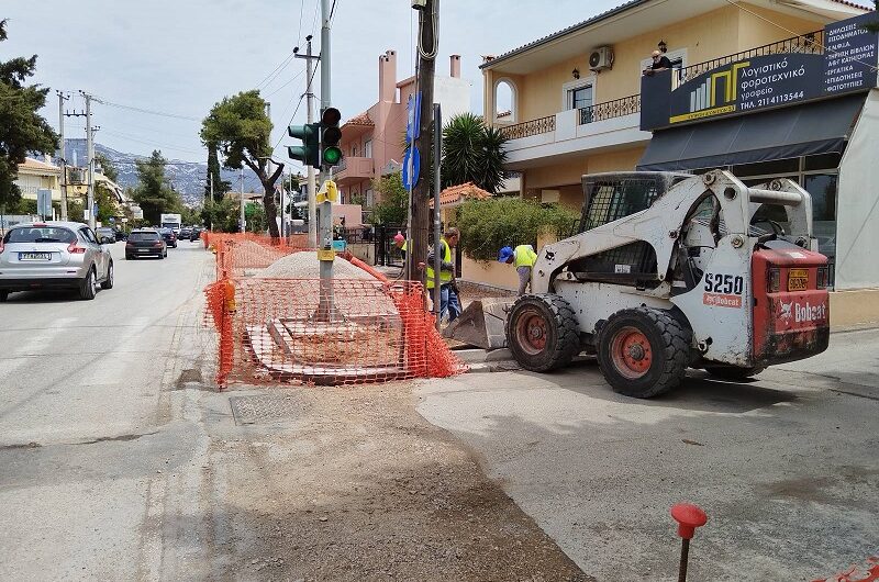 Μαρούσι:  Σε εξέλιξη το σημαντικό έργο της ανάπλασης της οδού Κυπρίων Αγωνιστών στο Νέο Μαρούσι