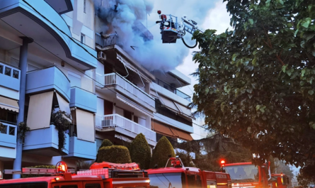 Αγία Παρασκευή : Απανθρακωμένη βρέθηκε γυναίκα σε διαμέρισμα μετά από πυρκαγιά