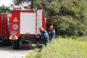 Μαρούσι: Άσκηση Πυρασφάλειας και Προληπτικής Απομάκρυνσης Μαθητών και Πολιτών στο Δάσος Συγγρού