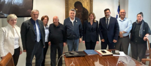 Η Υφυπουργός Εργασίας και Κοινωνικής Ασφάλισης επισκέφτηκε τον Διοικητή και Πρόεδρο Δ.Σ. του Μετοχικού Ταμείου Πολιτικών Υπαλλήλων