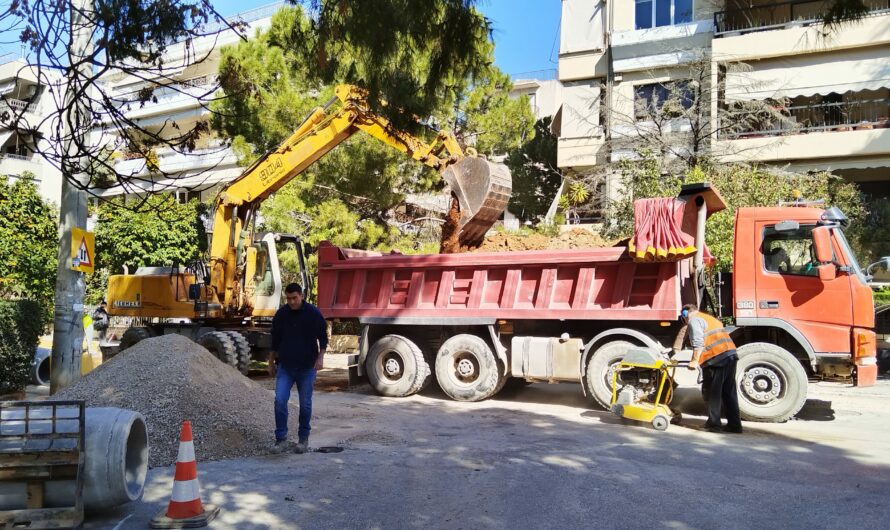 Μαρούσι: «Αγία Φιλοθέης Αμαρουσίου» Συνεχίζεται το σημαντικό έργο ενίσχυσης της αντιπλημμυρικής προστασίας της περιοχής