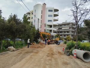 Μαρούσι: «Αγία Φιλοθέης Αμαρουσίου» Συνεχίζεται το σημαντικό έργο ενίσχυσης της αντιπλημμυρικής προστασίας της περιοχής