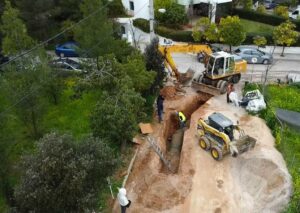 Μαρούσι: «Αγία Φιλοθέης Αμαρουσίου» Συνεχίζεται το σημαντικό έργο ενίσχυσης της αντιπλημμυρικής προστασίας της περιοχής