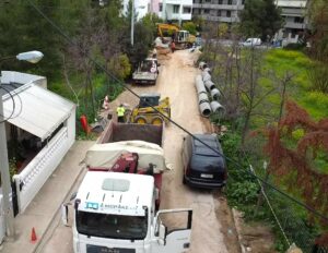 Μαρούσι: «Αγία Φιλοθέης Αμαρουσίου» Συνεχίζεται το σημαντικό έργο ενίσχυσης της αντιπλημμυρικής προστασίας της περιοχής