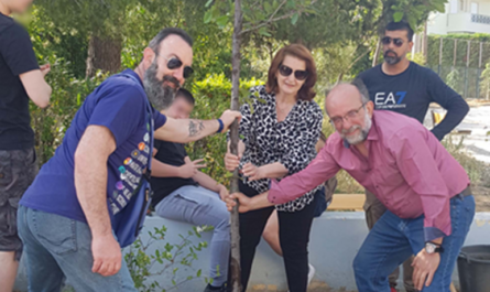 Κηφισιά: Φύτευση με συμβολισμούς στο Αναξαγόρειο Λύκειο Ν. Ερυθραίας