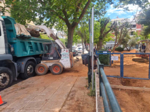 Μαρούσι: Έργο της ολικής ανακατασκευής της Παιδικής Χαράς επί της οδού Δωδεκανήσου στην πολεοδομική ενότητα του Νέου Τέρματος Αμαρουσίου