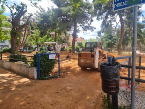Μαρούσι: Έργο της ολικής ανακατασκευής της Παιδικής Χαράς επί της οδού Δωδεκανήσου στην πολεοδομική ενότητα του Νέου Τέρματος Αμαρουσίου