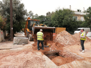 Μαρούσι: Έργο «Επεκτάσεις και αποκαταστάσεις υφιστάμενων αγωγών ακάθαρτων και ομβρίων» Εκτελείται έργα στην περιοχή του Αγίου Θωμά