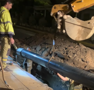 Πεντέλη: Επισκευάστηκε άμεσα από την ΕΥΔΑΠ μεγάλη βλάβη στην Βασιλέως Γεωργίου Β'