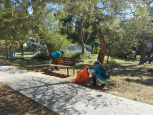 Πεντέλη : Επιτυχημένη δράση καθαρισμού του Άλσους Ολυμπιονικών στον Ιερό Ναό Ζωοδόχου Πηγής