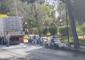 Από θέμα τύχης  δεν είχαμε κάποιο  τραυματισμό ή κάποιο ατύχημα αφού ο δρόμος είναι πολυσύχναστος και την ώρα του συμβάντος είχε αρκετά μεγάλη κυκλοφορία. 