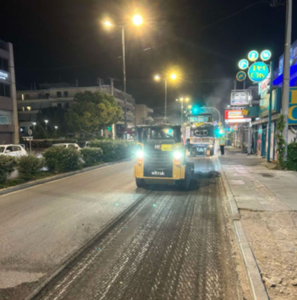 Λυκόβρυση Πεύκη:  Ξεκίνησαν οι εργασίες ασφαλτόστρωσης στη Λεωφόρο Ειρήνης