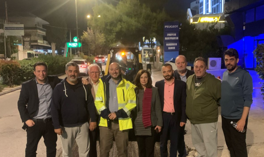 Λυκόβρυση Πεύκη:  Ξεκίνησαν οι εργασίες ασφαλτόστρωσης στη Λεωφόρο Ειρήνης