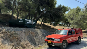 Τοποθετήθηκαν περιμετρικά του «Δάσος Αγ. Θεοκλήτου στα Άνω Βριλήσσια» τρεις νέες δεξαμενές πυρόσβεσης