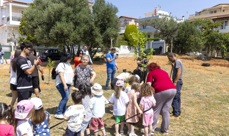 Μαρούσι: Δράση δενδροφύτευσης που διοργάνωσε το Forum Νέων Αμαρουσίου με την υποστήριξη της υπηρεσίας Πρασίνου του Δήμου