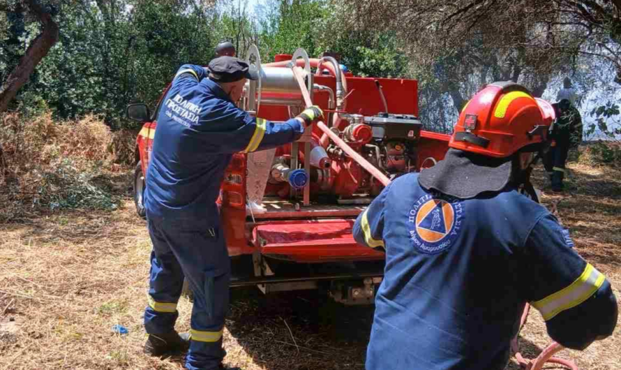 Χαλάνδρι: Πυρκαγιά το μεσημέρι σε οικόπεδο χώρο στο Κάτω Χαλάνδρι