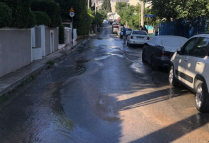 Πεντέλη: Επισκευάστηκε άμεσα από την ΕΥΔΑΠ μεγάλη βλάβη στην οδό Δουκ. Πλακεντίας στην Δ.Κ Μελισσίων