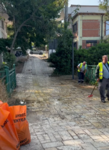 Πεντέλη: Καθημερινή «μάχη» με την καθαριότητα στην Δ.Κ Νέας Πεντέλης