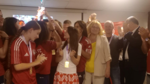 Πεντέλη: Εκδήλωση απονομής κυπέλλου για την άνοδο της ομάδος «Ζωή - Σχολή Ολυμπιακού Πεντέλης» στη Β' Εθνική Κατηγορία