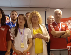 Πεντέλη: Εκδήλωση απονομής κυπέλλου για την άνοδο της ομάδος «Ζωή - Σχολή Ολυμπιακού Πεντέλης» στη Β' Εθνική Κατηγορία