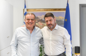 Περιφέρεια Αττικής: Συνάντησης εργασίας του Περιφερειάρχη με τον Δήμαρχο Παλλήνης Χρήστο Αηδόνη