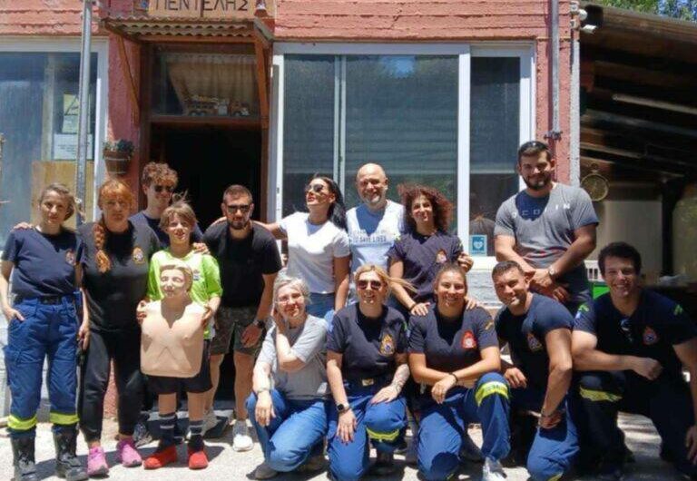 Πεντέλη: Εκπαίδευση Πρώτων Βοηθειών στο Εθελοντικό Πυροσβεστικό Κλιμάκιο
