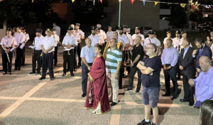 Την εικόνα συνόδευε η Φιλαρμονική του Δήμου Βριλησσίων 