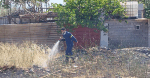 Βριλήσσια: Άμεση Αντιμετώπιση από την Πολιτική Προστασία του Δήμου σε Πυρκαγιά στη συμβολή των οδών Ησιόδου και Δάφνης