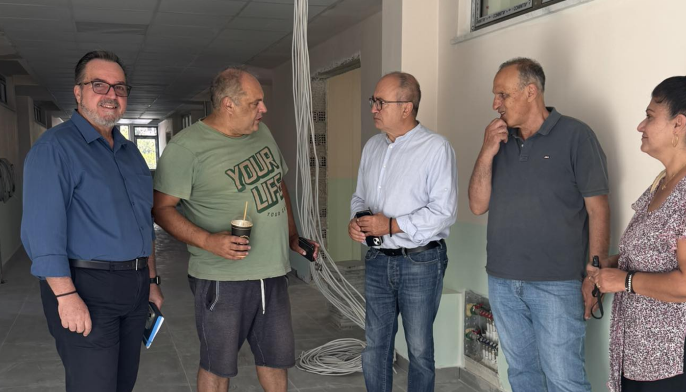 Ηράκλειο Αττικής: Ο Δήμαρχος επισκέφθηκα το 4ο Δημοτικό Σχολείο