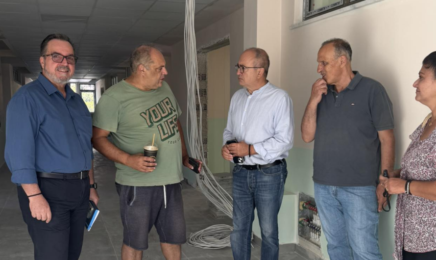 Ηράκλειο Αττικής: Ο Δήμαρχος επισκέφθηκα το 4ο Δημοτικό Σχολείο