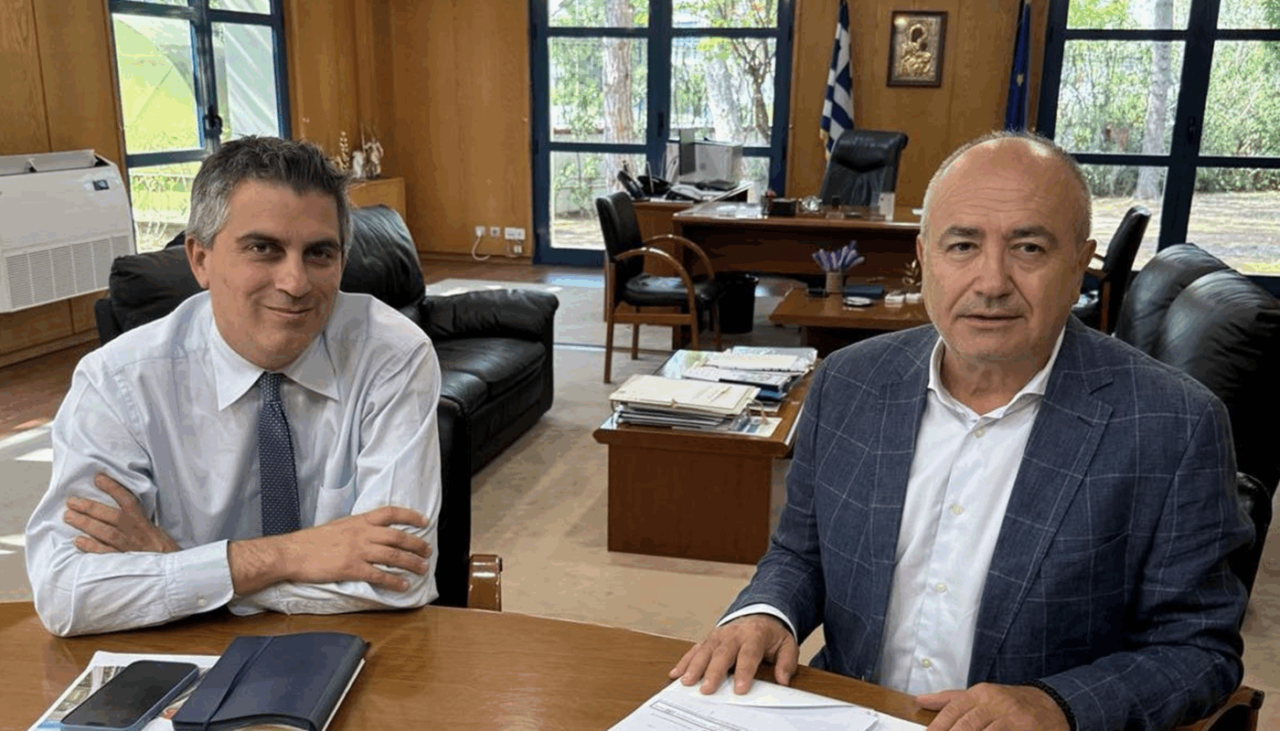 Ηράκλειο Αττικής: Ο Δήμαρχος συναντήθηκε με τον Υπουργό Υποδομών και Μεταφορών στο  Υπουργείο