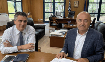 Ηράκλειο Αττικής: Ο Δήμαρχος συναντήθηκε με τον Υπουργό Υποδομών και Μεταφορών στο  Υπουργείο