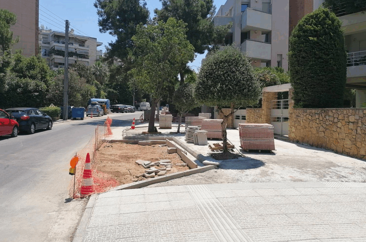 Μαρούσι: Σε εξέλιξη οι παρεμβάσεις οδικής ασφάλειας και αναβάθμισης υποδομών στην Οδό Παραδείσου