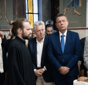 Παλλήνη: Με λαμπρότητα ο πανηγυρικός Εσπερινός και η Λιτανεία της Εικόνας της Οσίας Ανθούσης στην Ανθούσα