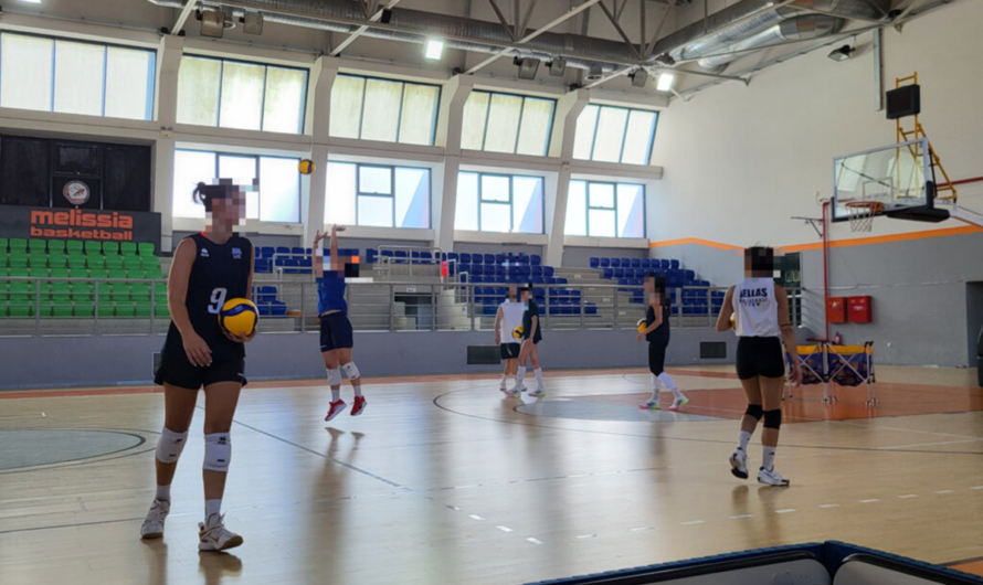 Πεντέλη: Προετοιμασία της Εθνικής Ομάδας Βόλεϊ Γυναικών πριν το Παγκόσμιο Πρωτάθλημα στον Δήμο Πεντέλης