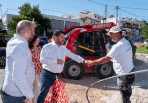 Λυκόβρυση Πεύκη:  Ο Περιφερειάρχης επισκέφτηκε τον Δήμο για αυτοψία σε σημαντικά έργα που ήδη βρίσκονται σε εξέλιξη