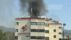 Χολαργού Παπάγου:  Φωτιά στο Νοσοκομείο Metropolitan στον Χολαργό