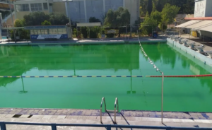 Ζωγράφου: Το νερό έγινε πράσινο στο Ιλίσιο Κολυμβητήριο του Δήμου